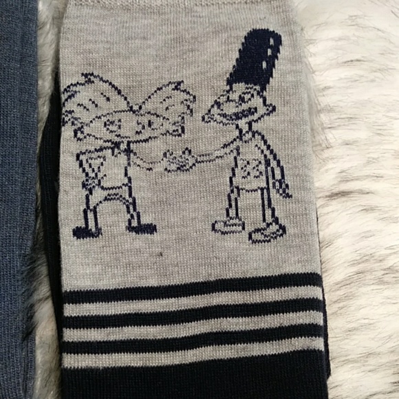 90's Nickelodeon 3 Pair Sock Bundle Unisex - Picture 5 of 5